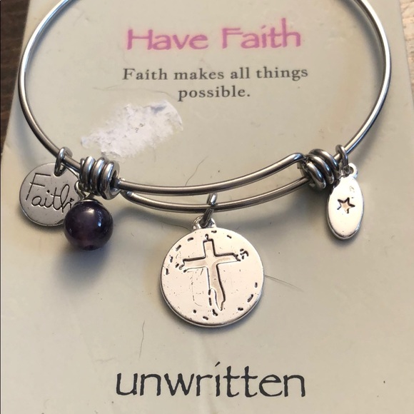 Have Faith Adjustable Bracelet - Picture 1 of 4
